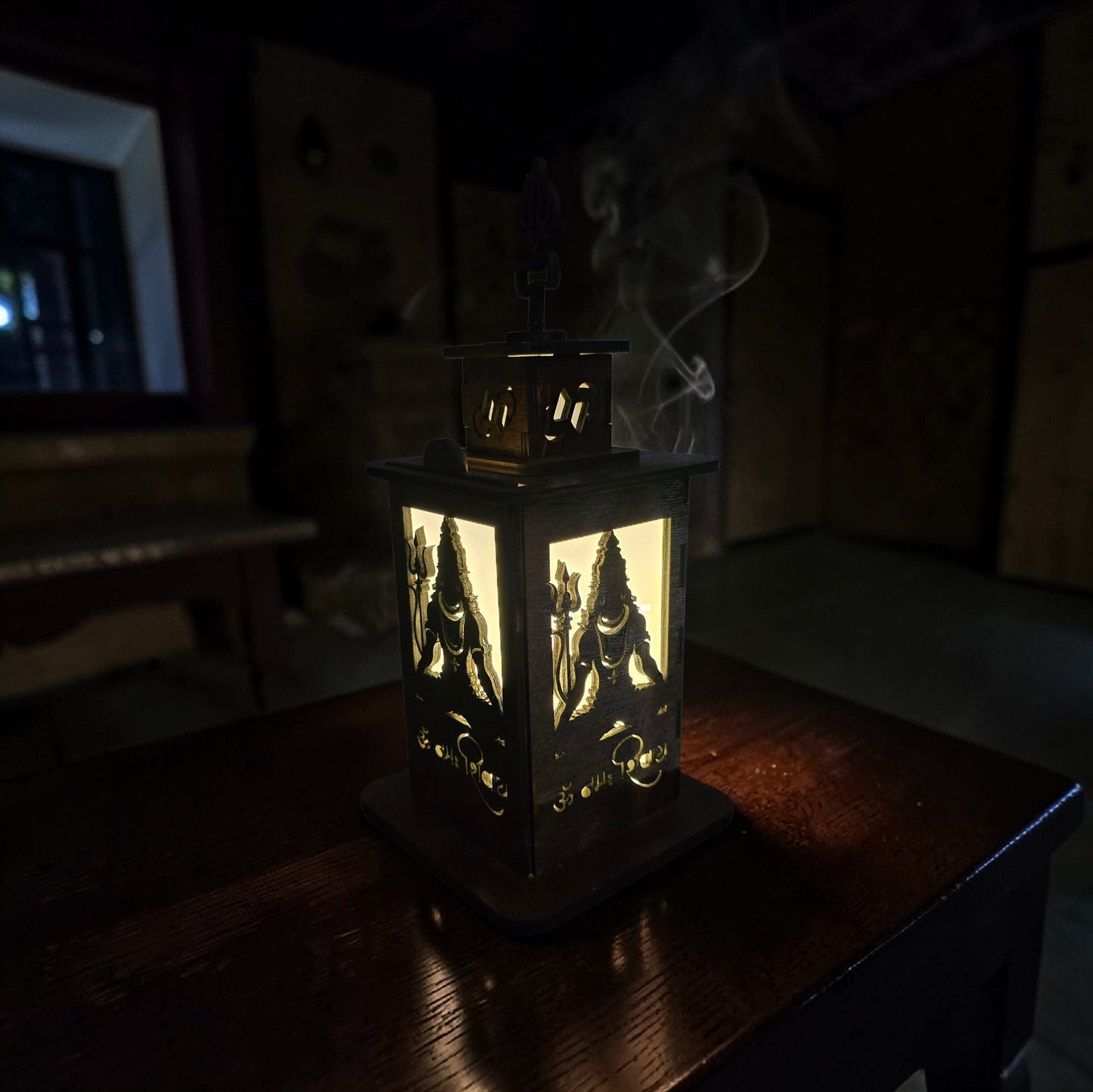 Lord Shiva Decorative Lantern with LED Light